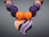 Halloween Necklace - Heart Pendant