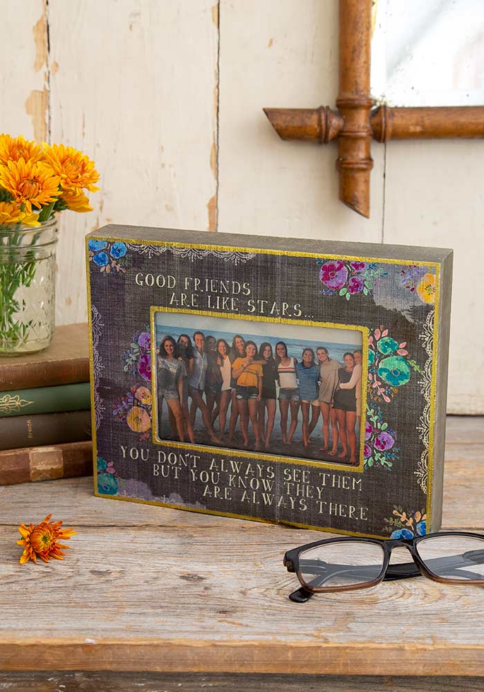 Good Friends Are Like Stars Picture Frame