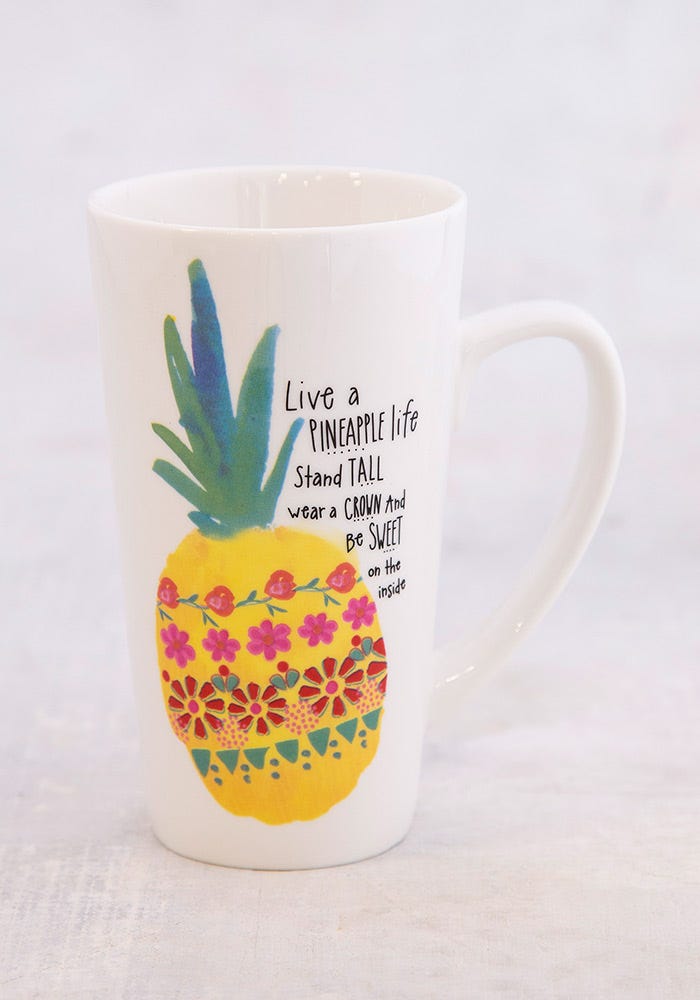 Pineapple Life Latte Mug