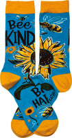 Socks - Bee Kind Bee Happy