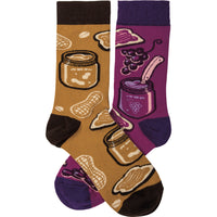 Socks - Peanut Butter and Jelly