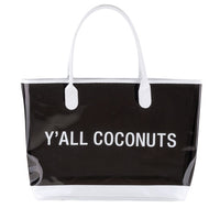 Y'all Coconuts Beach Tote